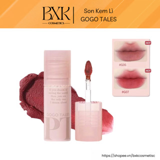 Son kem lì GOGO TALES RAPT AIR MISTY LIP GLAZE chất bùn siêu mịn lên màu chuẩn mỏng nhẹ