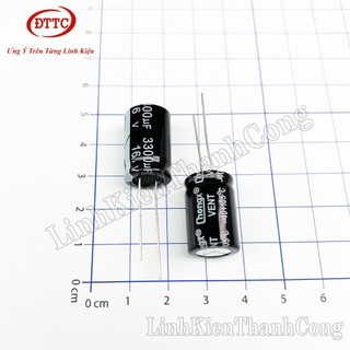 Bộ 10 Chiếc Tụ Hóa 3300uF 16V (10x20mm)