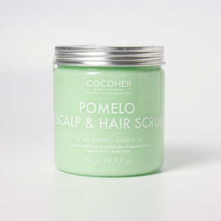  Tẩy Tế Bào Chết Da Đầu Bưởi Non 700g COCOHER Sạch Gàu Mọc Tóc Giúp Tóc Bồng Bềnh 