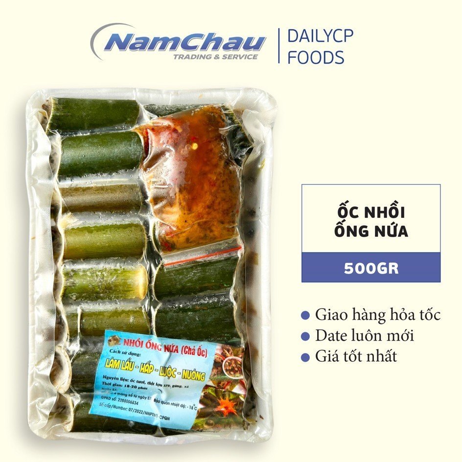 Chả Ốc nhồi ống nứa 500gr/khay 20 chiếc [HN giao hàng hỏa tốc] - Ảnh 5