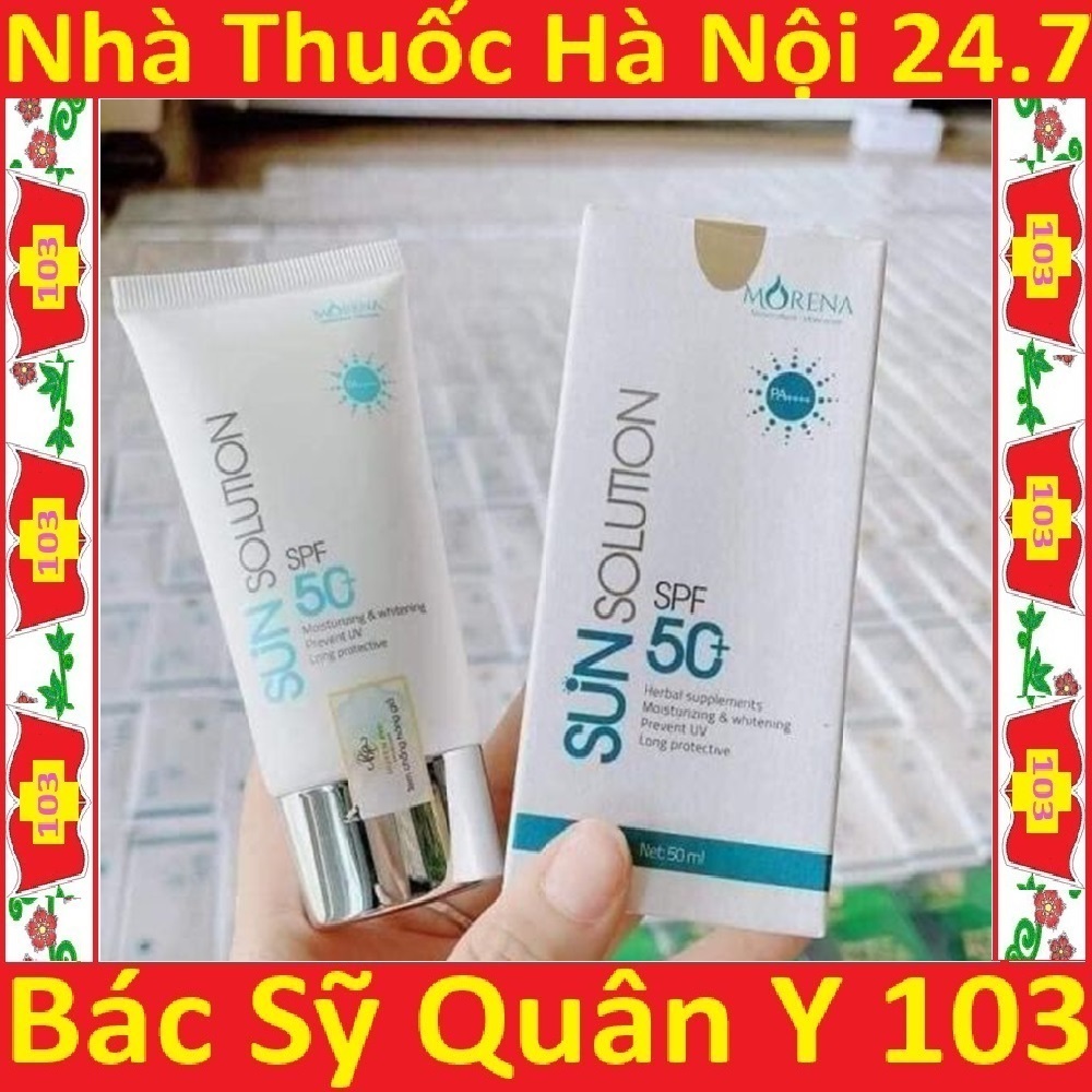 Kem Chống Nắng Huyền Phi Morena Sun Solution Spf 50+ Kem Chống Nắng Mặt & Toàn Thân Cosmetics