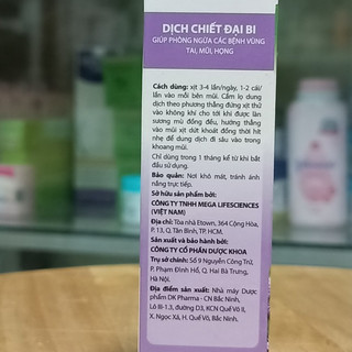 Xịt mũi thảo dược Eugica 15ml