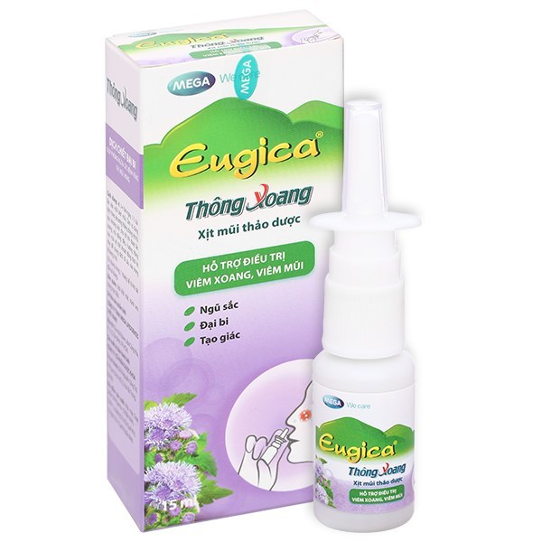 Xịt mũi thảo dược Eugica 15ml