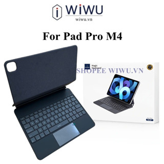 Bao Da Bàn Phím Wiwu magic KeyBoard Chính Hãng Cho iPad Gen 10 2022 , Pro 11 , 12.9 , 13 inch M4 , Air 4 , 5 , 6 M2 2024