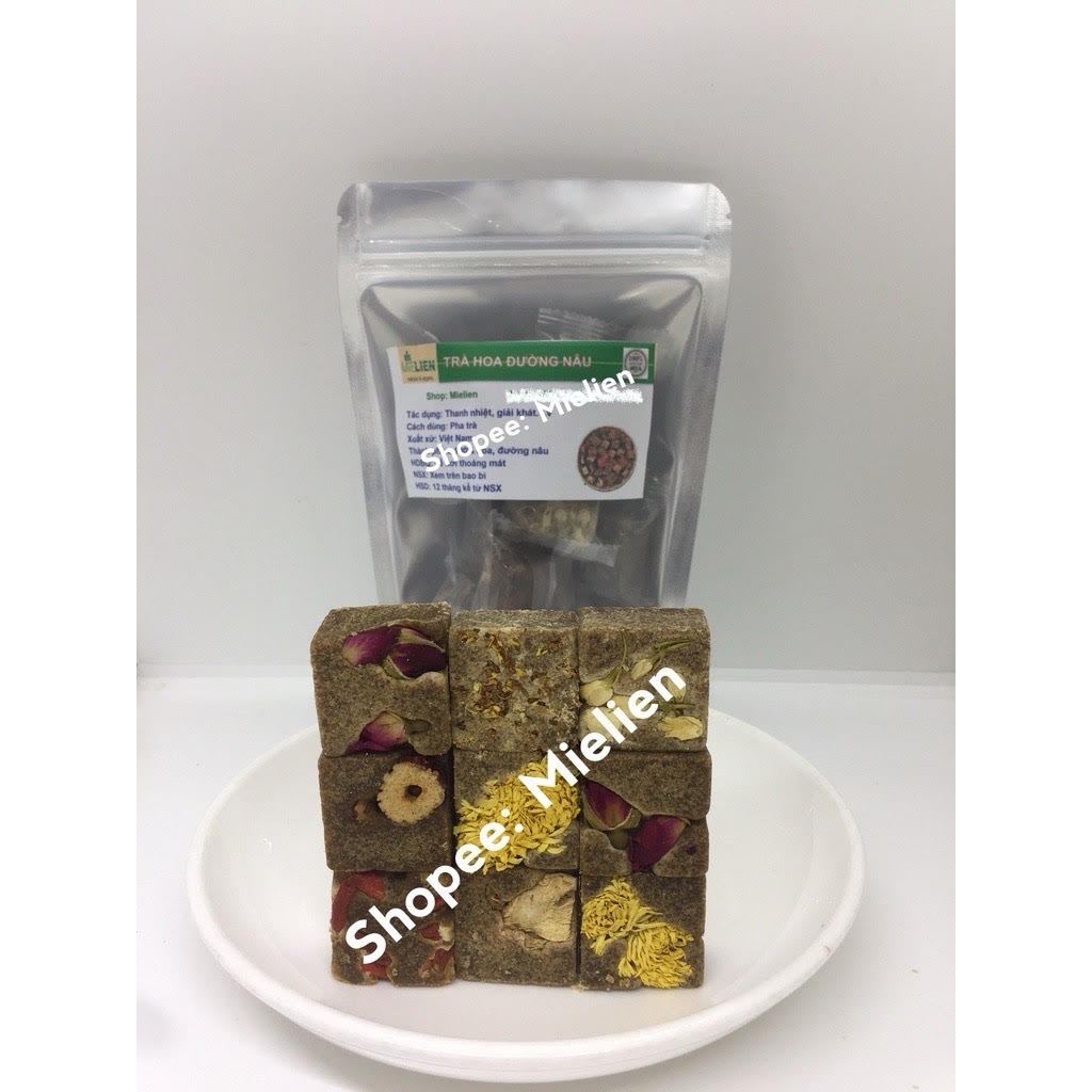 100g Trà hoa đường nâu (Trà đường nâu viên)