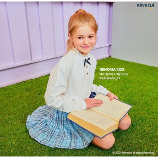 [VNXK chính hãng] Quần váy bé gái xuất Hàn dư xịn Renoma (Caro xanh, 18-55kg)
