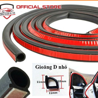 Combo 10 mét gioăng chống ồn ô tô, ron cửa cao su nẹp cửa chống ồn chữ D, P, Z, B dán cửa, nắp cốp