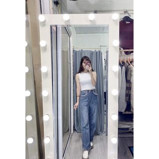 Áo ba lỗ dáng croptop thun tăm (Ảnh thật shop tự chụp )