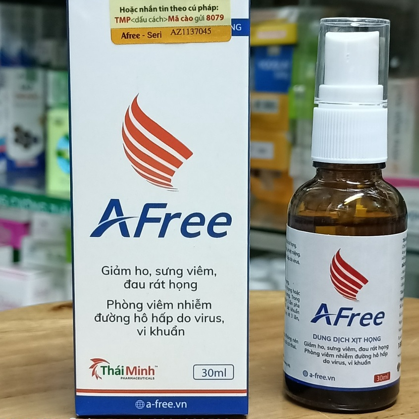 [Chính hãng] Dung dịch xịt họng AFree  30ml