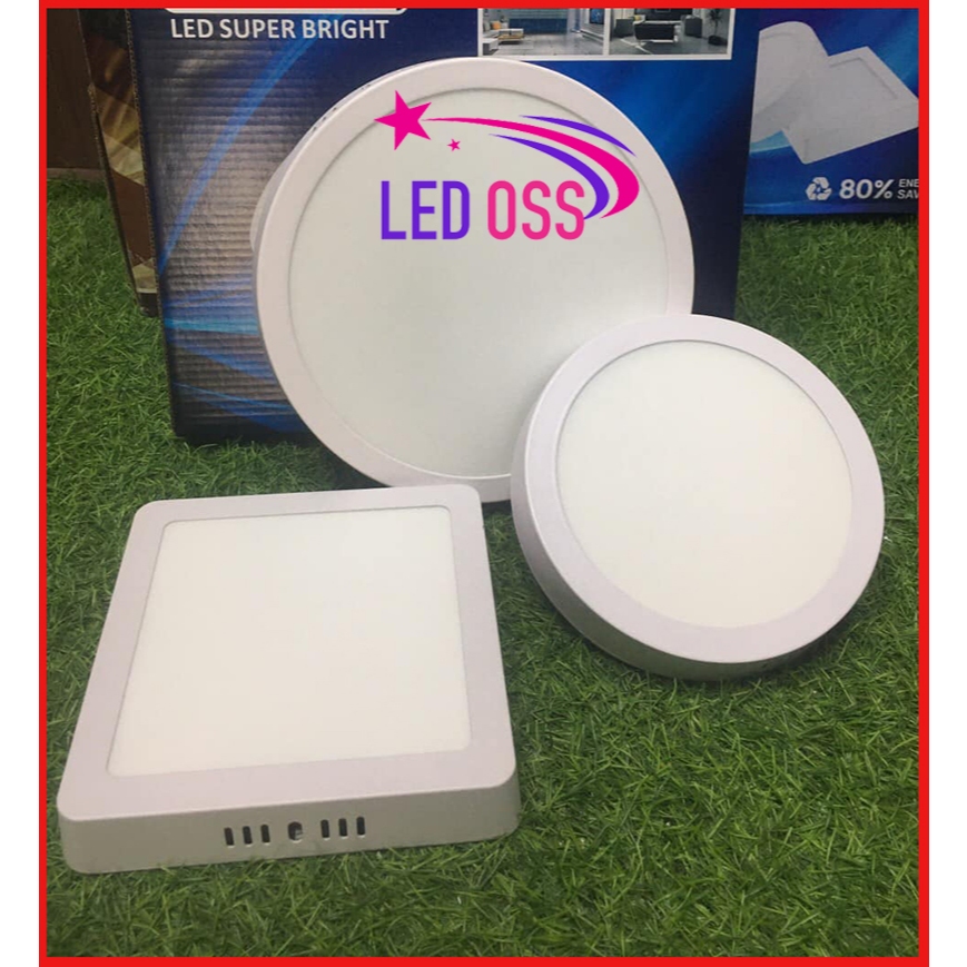Đèn Ốp, Đèn Led Trần Panel Nổi Vuông/Tròn (Loại 1)