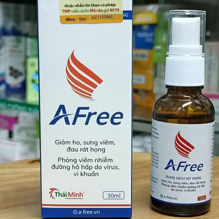 [Chính hãng] Dung dịch xịt họng AFree  30ml