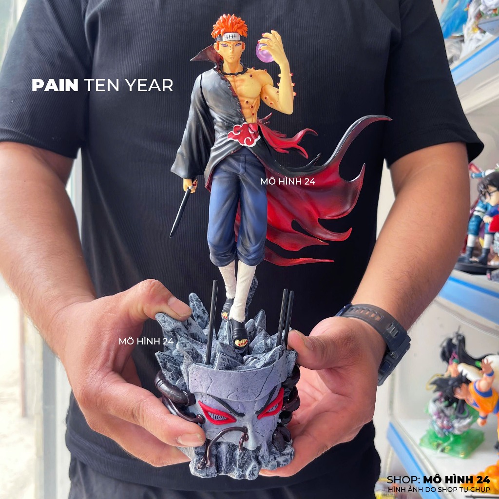 Mô hình Pain Ten Year of Bain studio Pain akatsuki thiên đạo anime naruto figure dáng đứng 29cm