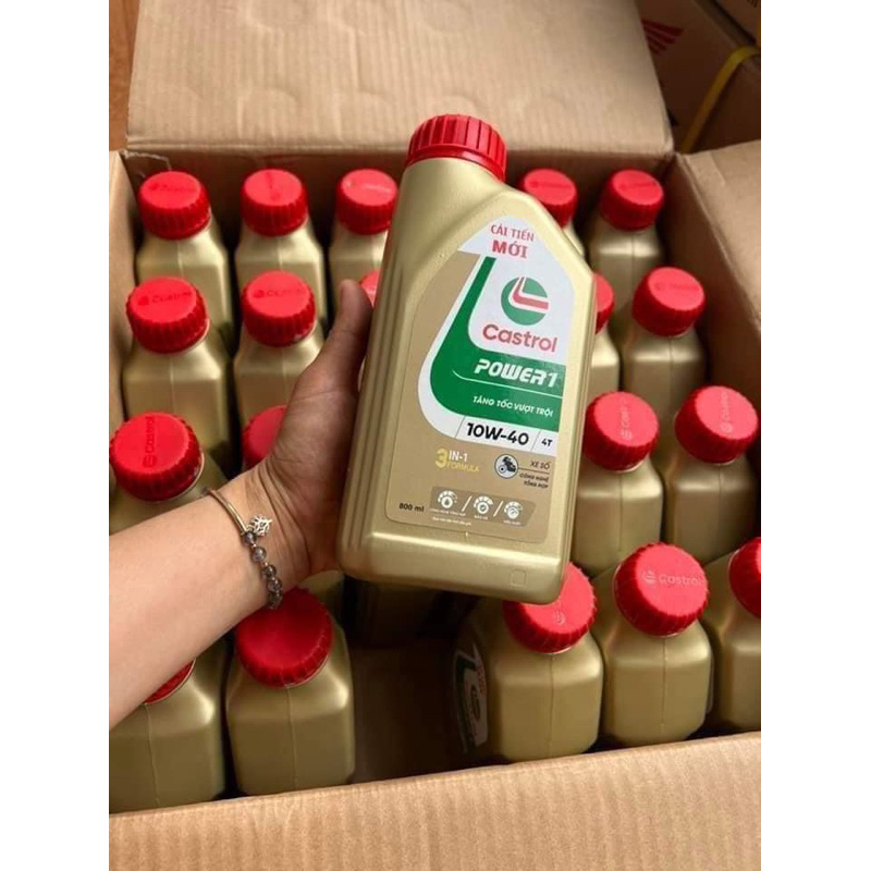 Nhớt máy castrol xe ga và xe số 800ml