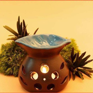 Đèn xông tinh dầu NẾN Bát Tràng giao ngẫu nhiên đèn đốt nến chuẩn gốm sứ Bát Tràng