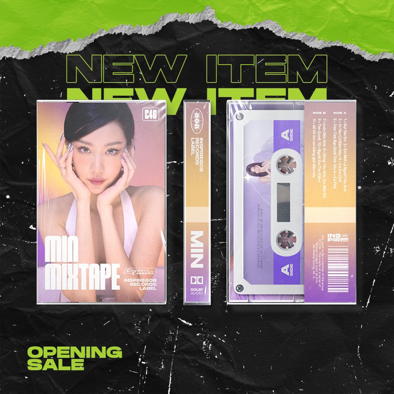 Băng Cassette Min - [Custom Cassette Tape]