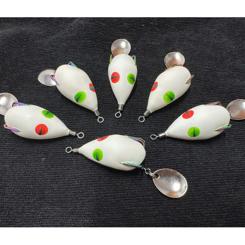 Nhái Hơi F35 Mini Lưỡi Titan – 3.5cm 6–8g, Dính Cá Lóc LURE GIÁ TỐT 89