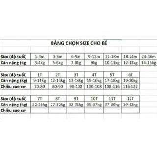 4-8Y Áo cổ 3 phân bé trai, bé gái chất cotton co giãn 4 chiều CHIU CHIU 14-28kg