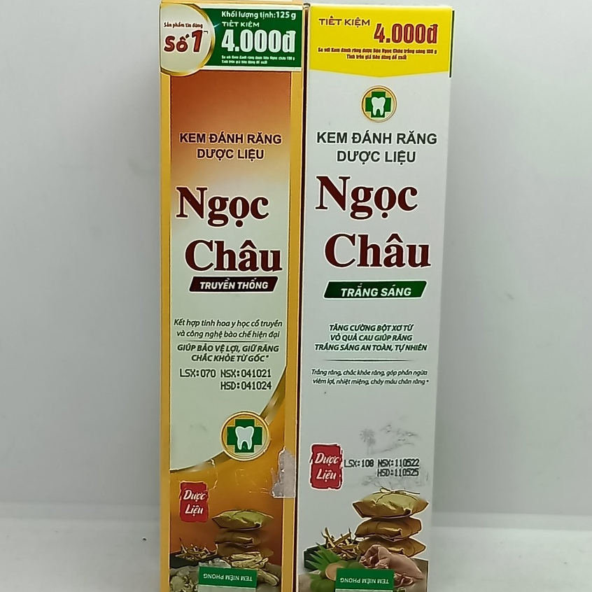 KEM ĐÁNH RĂNG NGỌC CHÂU TUÝP 125G