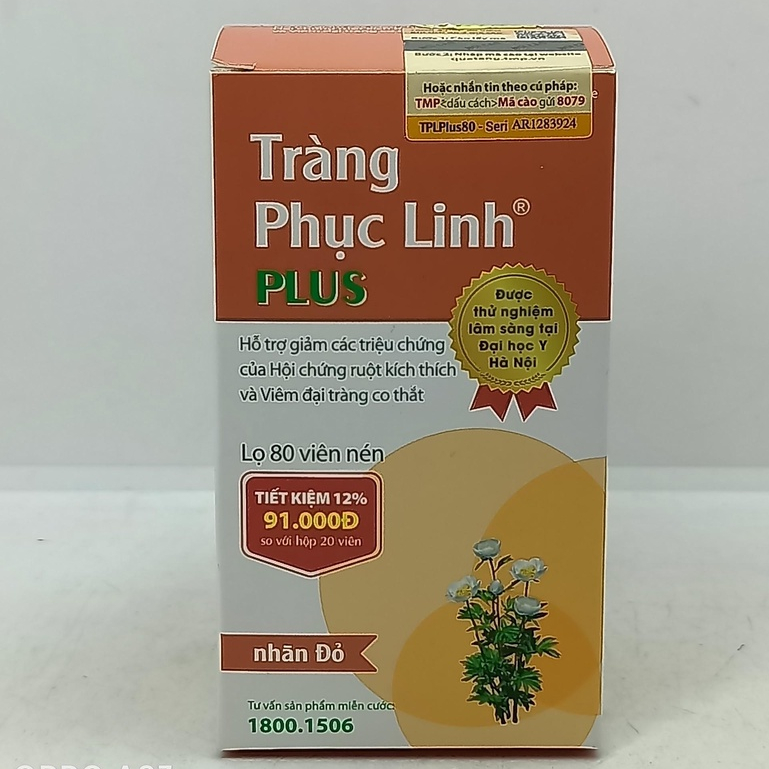 Tràng phục linh Plus lọ 80 viên