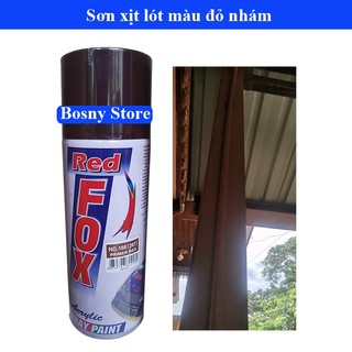 Hỏa tốc- Sơn lót Thái Lan RedFox, Bosny 400cc – xám nhám, trắng nhám, đỏ nhám - Nhập khẩu Thái Lan