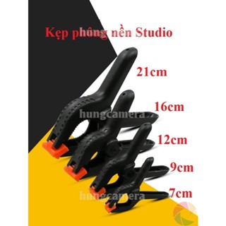 Kẹp phông nền chụp ảnh Studio ( nhiều cỡ 21cm/ 16cm/ 12cm/ 9cm/ 7cm)