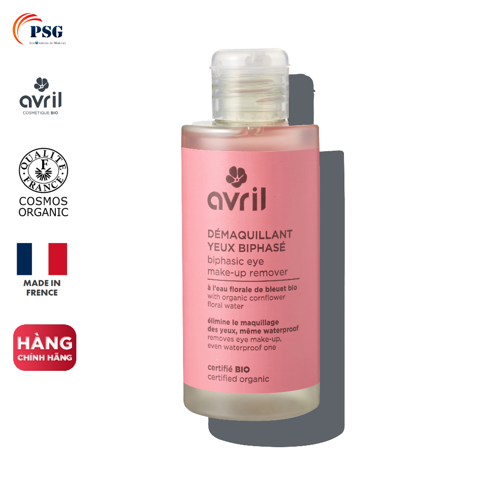 Nước tẩy trang mắt & môi Avril-DÉMAQUILANT 150ML