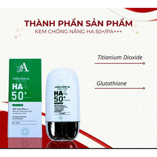 Kem Chống nắng nâng tone HA 50+/PA+++ phổ rộng dùng cho mọi loại da