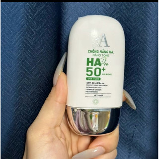 Kem Chống nắng nâng tone HA 50+/PA+++ phổ rộng dùng cho mọi loại da