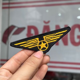 [HÀNG CÓ SẴN] [SHIP HỎA TỐC]  Logo phi công MAY LÀ ÉP ỦI vào ngực áo/ nón