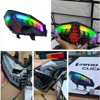 [ ĐỔI MÀU] Đèn hậu Spark Power Vario , Click tích hợp xi nhan 125 150 đuôi audi