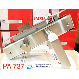 [Chính hãng] PA 737 Khoá cửa đi inox sus 304 cao cấp Pasini - Dài 26cm sắt hộp 4x8cm - Bảo hành 1 năm