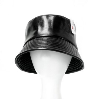 [HÀNG CÓ SẴN] [SHIP HỎA TỐC] Mũ nón bucket da đen bóng/ mờ cao cấp