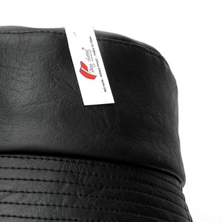 [HÀNG CÓ SẴN] [SHIP HỎA TỐC] Mũ nón bucket da đen bóng/ mờ cao cấp