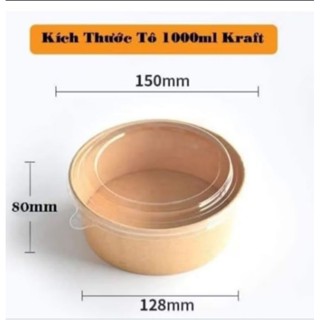 sỉ 1 thùng 500 tô giấy karat đồ dùng 1 lần giá tại xưởng