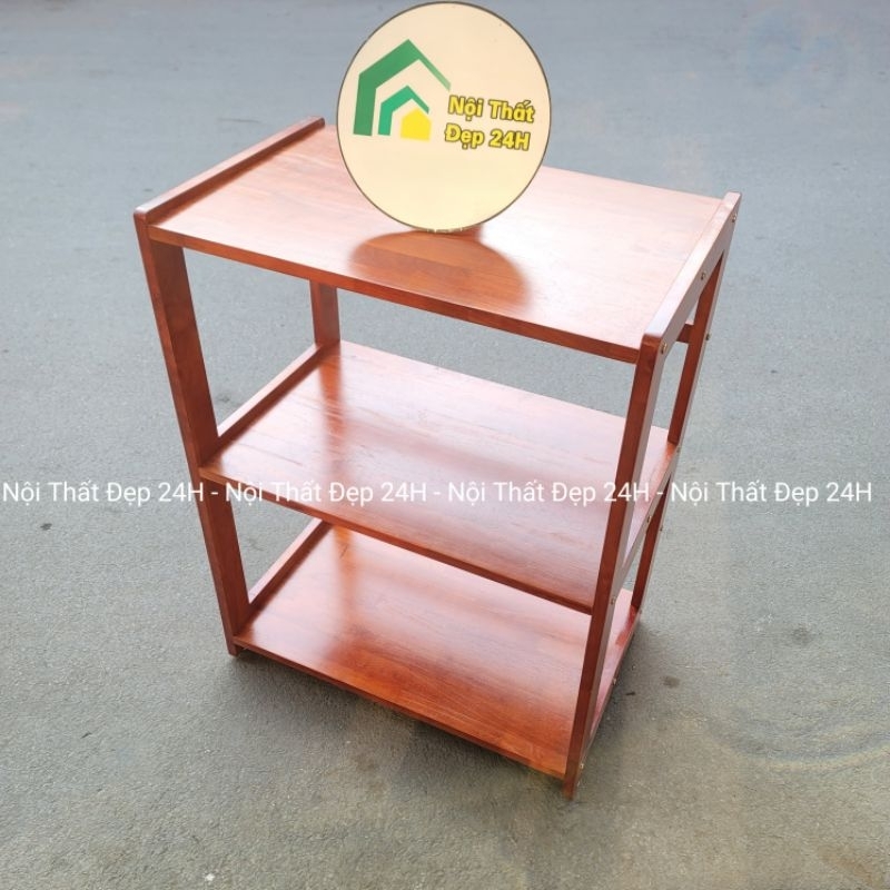 ( Các Màu  - Video) Kệ Vi Sóng Gỗ Tự Nhiên - Siêu Bền Đẹp