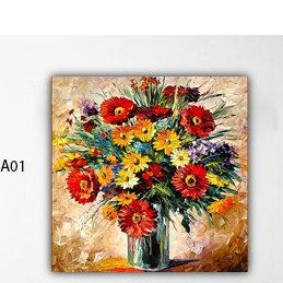 TRANH CANVAS BÌNH HOA - TRANG TRÍ NỘI THẤT