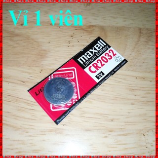 Vỉ 5 viên cúc áo CR2032 3V