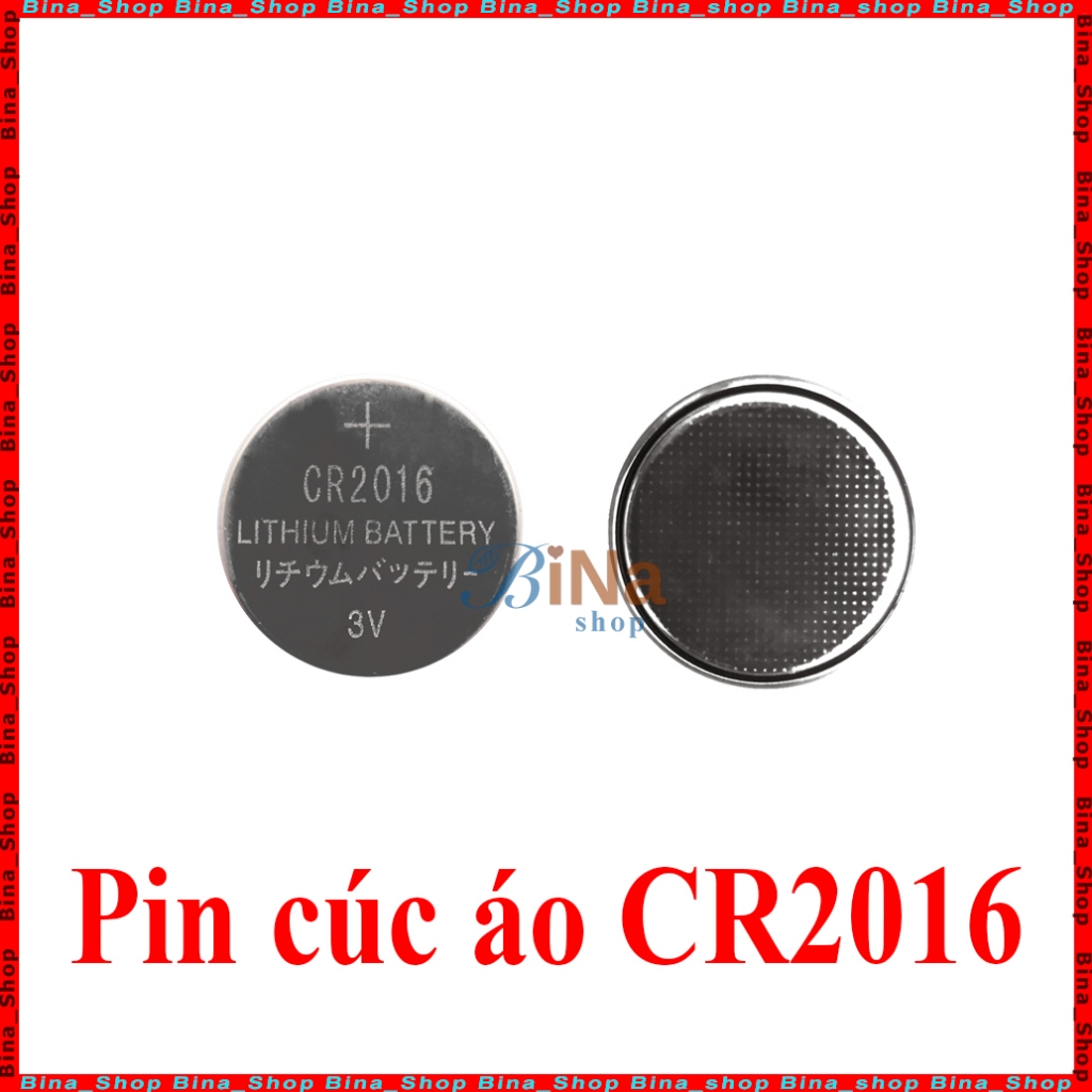(5 viên) Cúc áo CR2016 3V