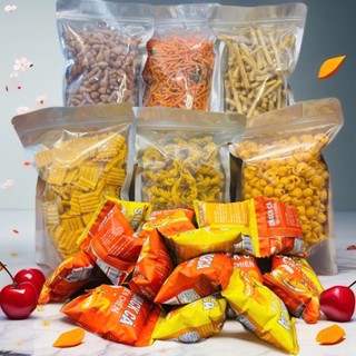 COMBO 6 Món Ăn Vặt Đầy Hương Vị Kèm 20 Gói Snack Cá Viên Chiên Ngon Tuyệt Đỉnh - Ăn Vặt Đỉnh Cao