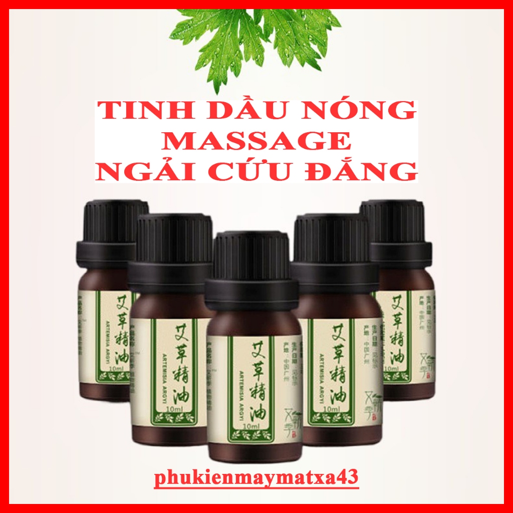 (Rẻ Nhất Shopee) Tinh Dầu Nóng Massage Toàn Thân giúp Đả Thông Khí Huyết, Kinh Mạch. Có 05 loại Tinh dầu - 10ml/chai