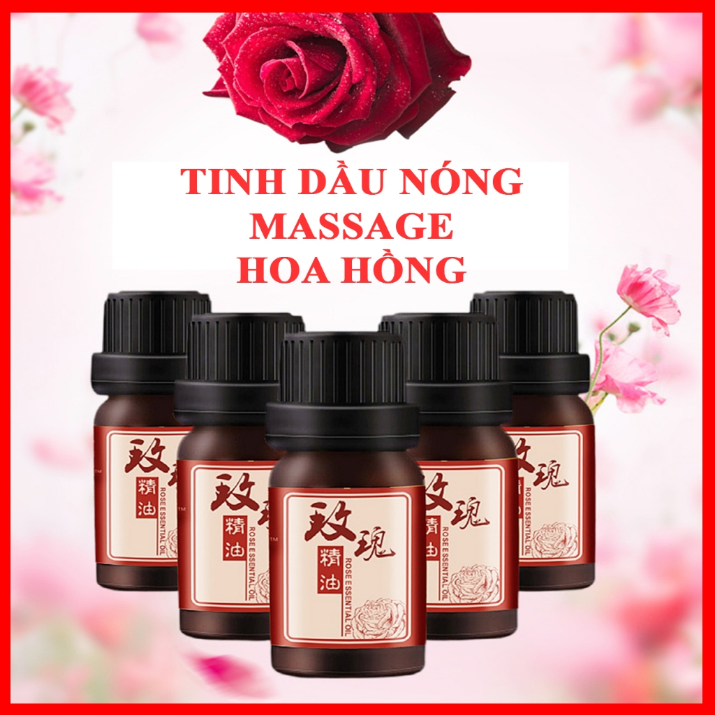(Rẻ Nhất Shopee) Tinh Dầu Nóng Massage Toàn Thân giúp Đả Thông Khí Huyết, Kinh Mạch. Có 05 loại Tinh dầu - 10ml/chai