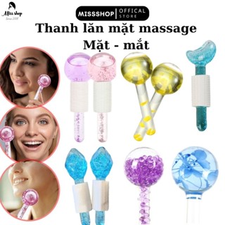 THANH LĂN LẠNH MASSAGE MẶT GIẢM BỌNG MẮT-THU NHỎ LỖ CHÂN LÔNG.QUẢ CẦU MASSAGE