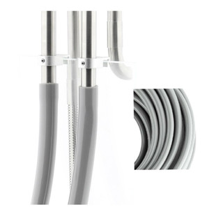 Ống nước mềm XÁM ĐỤC chống gập FI12, F16 cho bể thủy sinh, bể cá (1M)