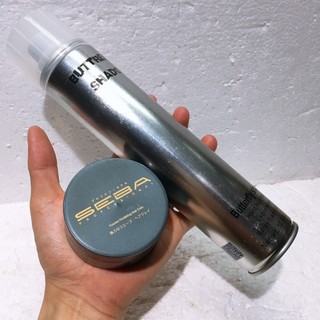 COMBO SÁP VUỐT TÓC NAM SEBA VÀ GÔM XỊT TÓC BUTTERFLY 320ml