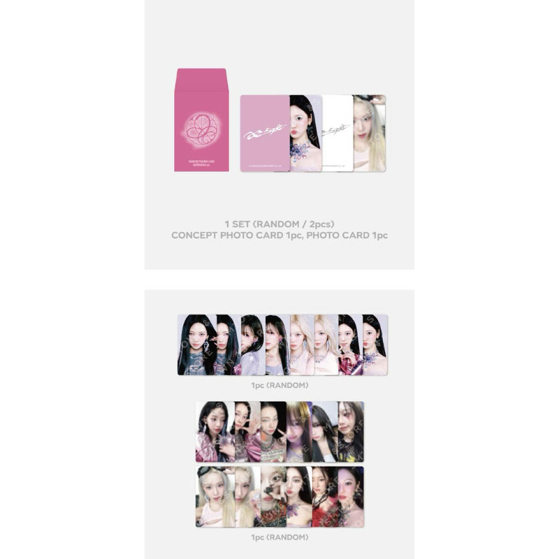 pack ảnh Aespa Armageddon và Suppernova