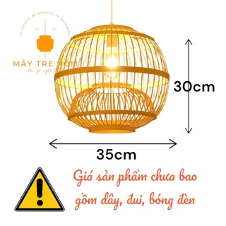 Đèn tăm tre| đèn tre trang trí thả trần