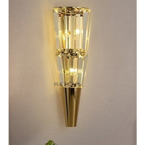 Đèn tường pha lê hiện đại trang trí nội thất cao cấp, sang trọng PL05