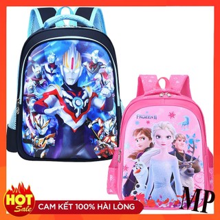    Xả Kho - Size 37  Balo học sinh tiểu học cặp xách trẻ em cấp 1 từ lớp 1- lớp 3 cho bé gái bé trai  ba lô chống nước 