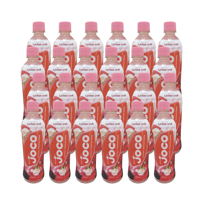 Nước vải thạch dừa JOCO chai 450ml