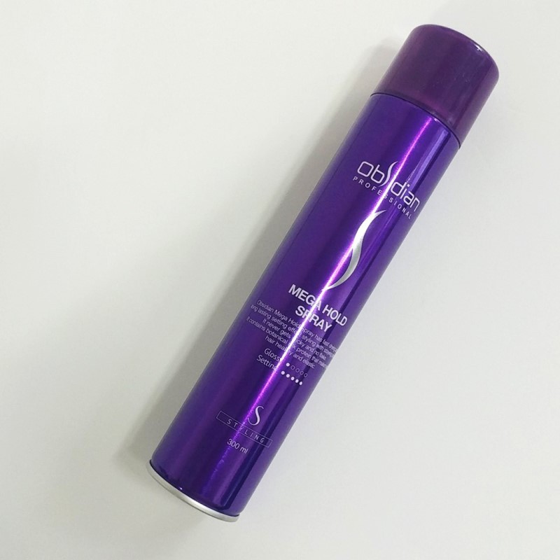 Gôm xịt tóc Obsidian Mega Hold Spray Hàn Quốc 300ml